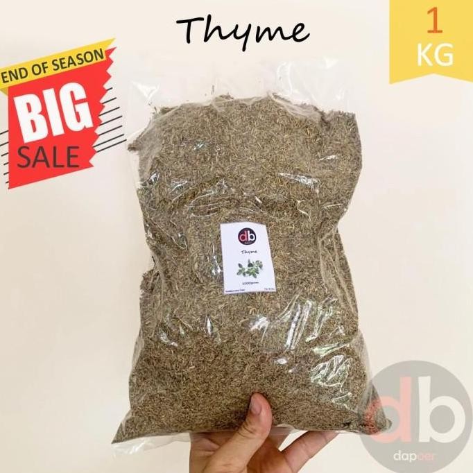 

Diskon! Thyme Kering 1 Kg - Daun Thyme Asli Dried Thyme Leaf
