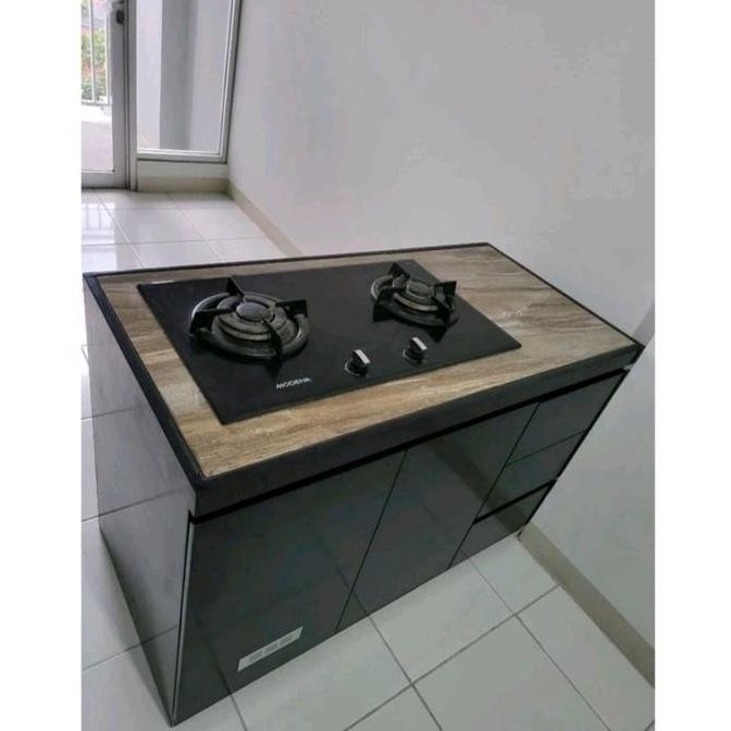 TERBARU KITCHEN SET BAWAH COSTUM BUAT LUBANG KOMPOR TANAM TERMURAH