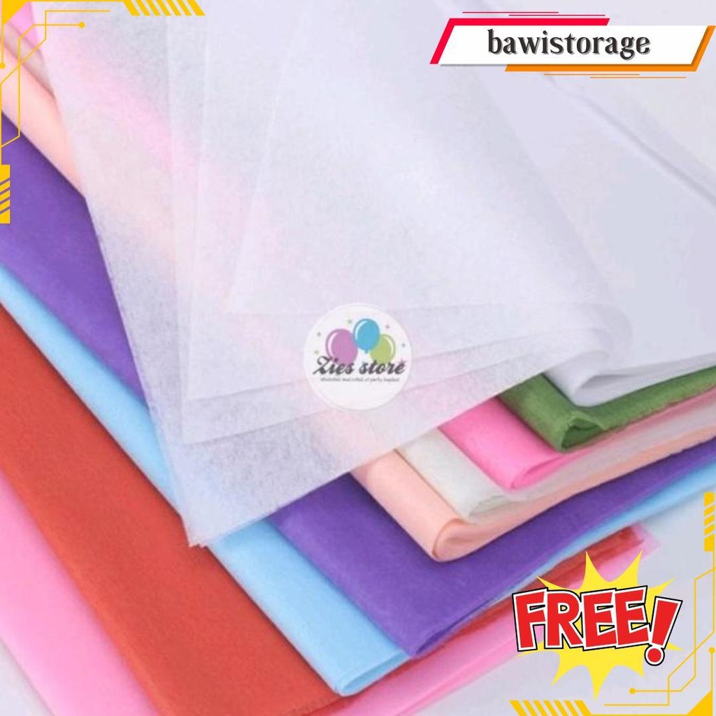 

1Pak 28 Pcs Kertas Tissue Buket Bunga / Tissue Cotton Paper Flower Termurah Banget