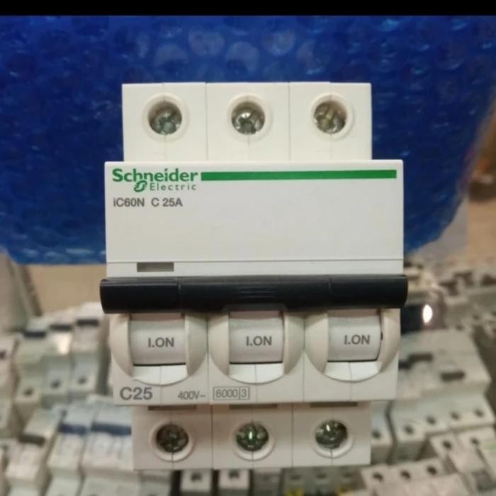 mcb schneider 3p 3phase tipe ic60n ic 60N 6a 10a 16ampere 20a