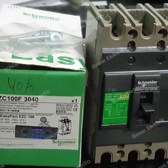 TERBARU - MCCB EZC100F 3040 40A SCHNEIDER