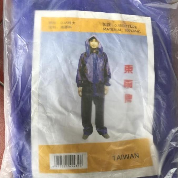 ORI - JAS HUJAN MANTEL TEBAL IMPOR TAIWAN CAP ORANG WATERPROOF