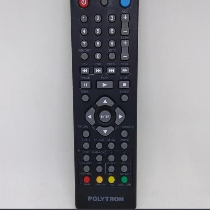 NEW REMOTE REMOT DVD POLYTRON USB ASLI