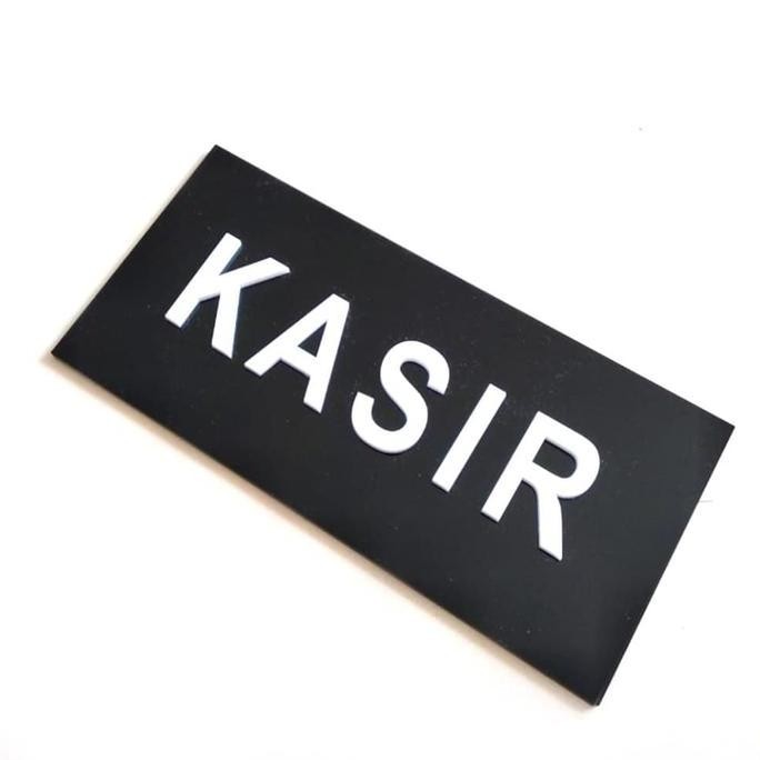 

Sign Board Kasir Acrylic 20x9,cm | Sign Board Kasir | Akrilik