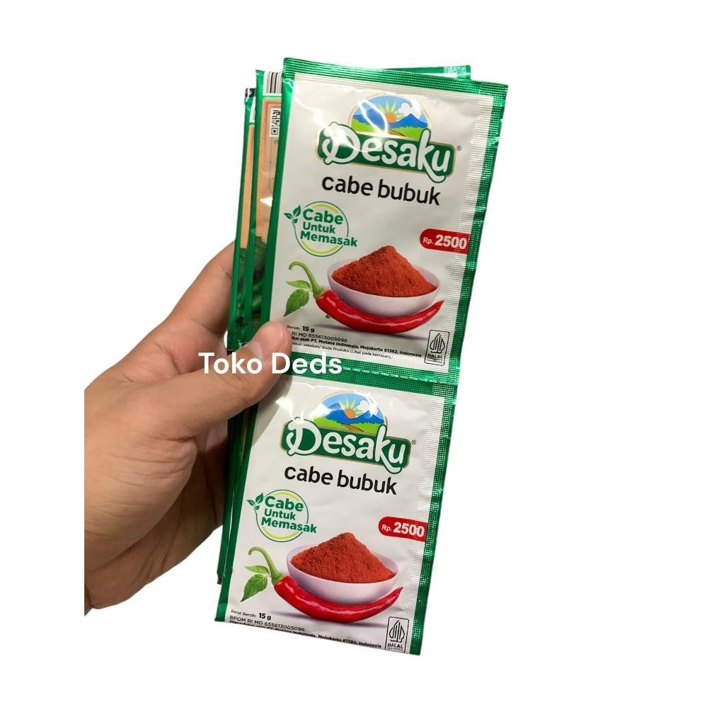 

DESAKU CABE BUBUK 1RENCENG 10SACHET aSt