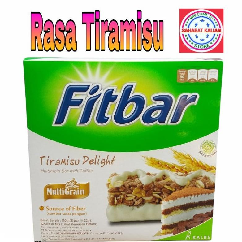 

FITBAR TIRAMISU 20gr 1 BOX ISI 5 PCS aSt