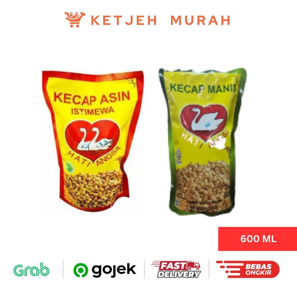 

Kecap Asin/Manis Hati Angsa Refill Pouch 600 ML aSt