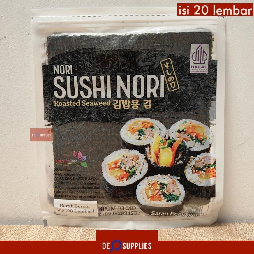 

Sushi Nori Gold 20 Lembar - Rumput Laut Seaweed Java Super Food 20s aSt
