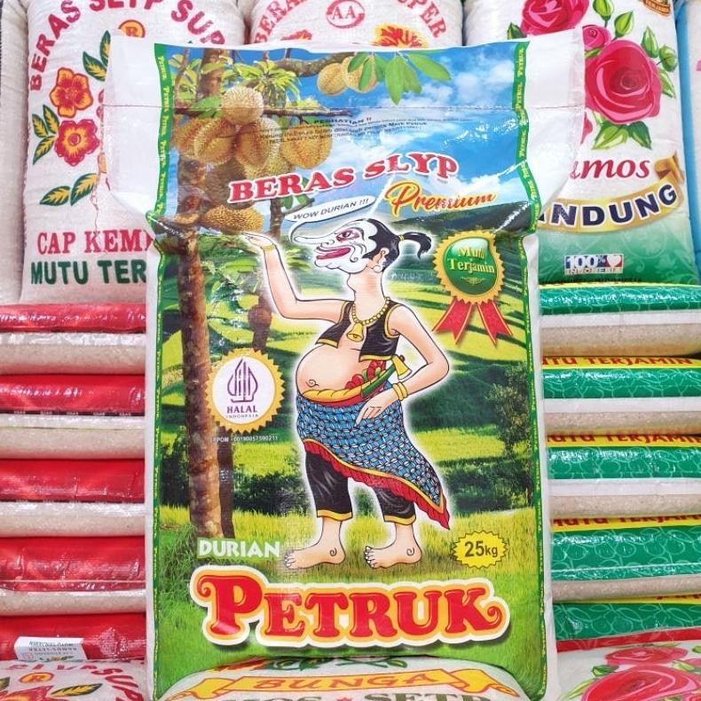 

BERAS PETRUK PREMIUM 5kg - 25kg WANGI PANDAN. PULEN TANPA PATAHAN aSt