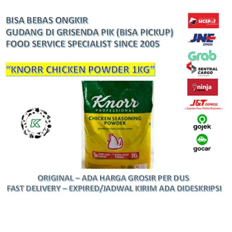 

Knorr Chicken Powder Bumbu Penyedap Rasa Ayam 1kg aSt
