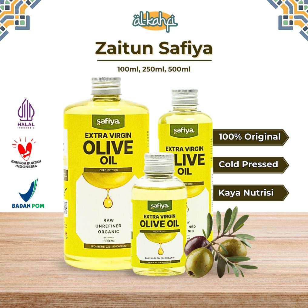 

Minyak Zaitun 500 ml Safiya Extra Virgin Olive Oil - Minyak Zaitun Asli EVOO aSt
