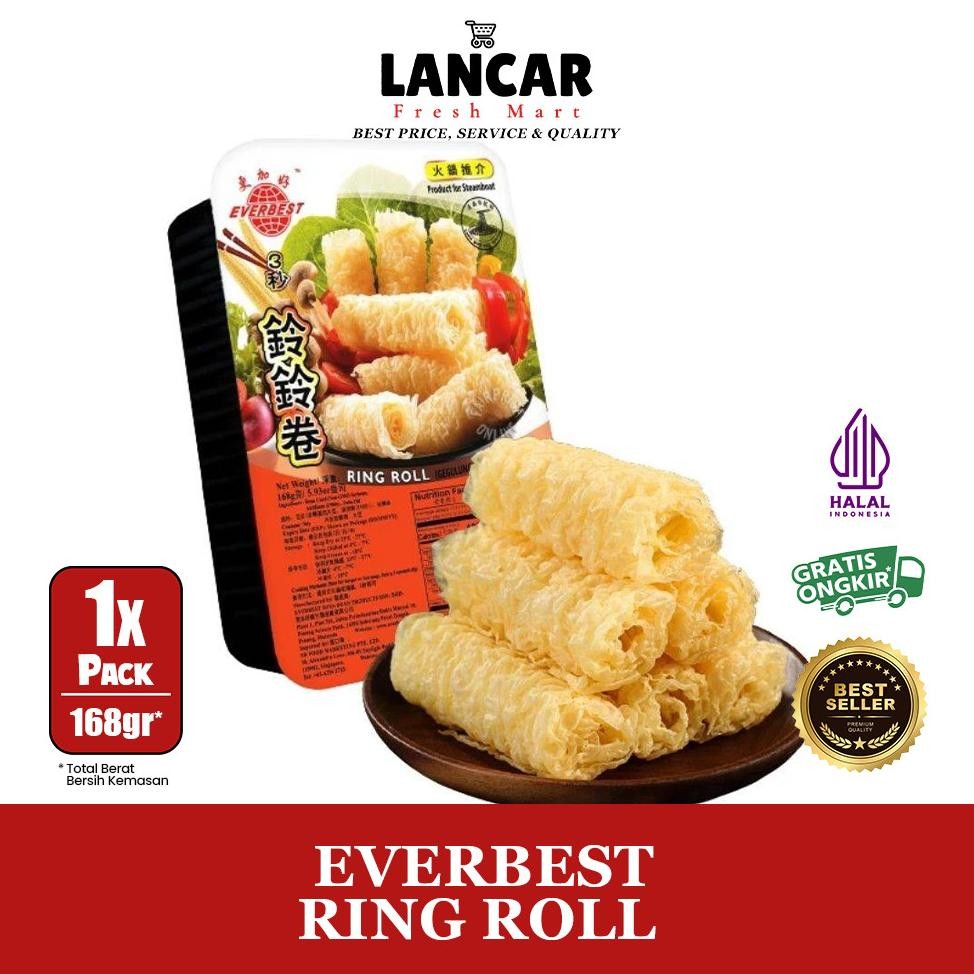 

EVERBEST RING ROLL 168GR / KULIT TAHU / GEGULUNGAN SOYA aSt