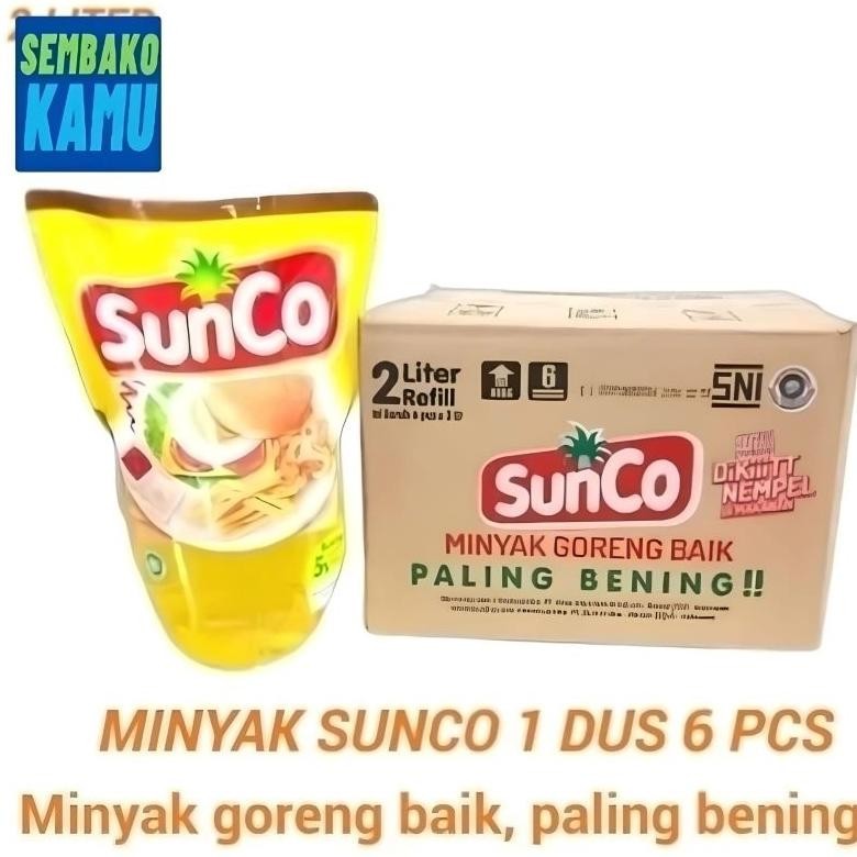 

Minyak Goreng Sunco 2 Liter - 1 Dus Isi 6 pcs aSt