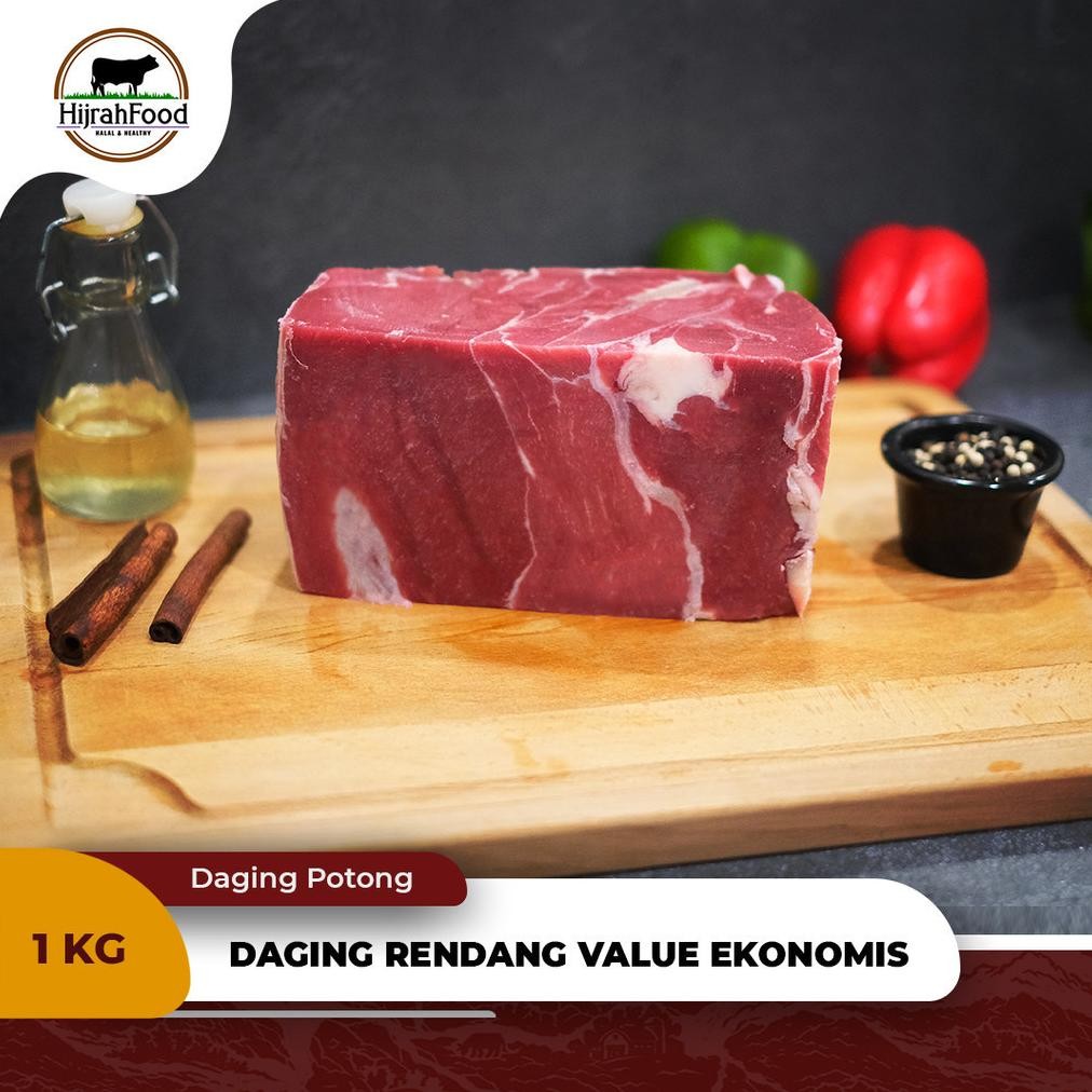 

Hijrahfood Daging Rendang Value Ekonomis Whole Meat Utuh Dendeng Semur aSt