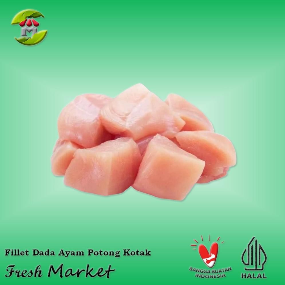 

[JAKPUS] Fillet Dada Ayam Potong Kotak Pack 950gr aSt