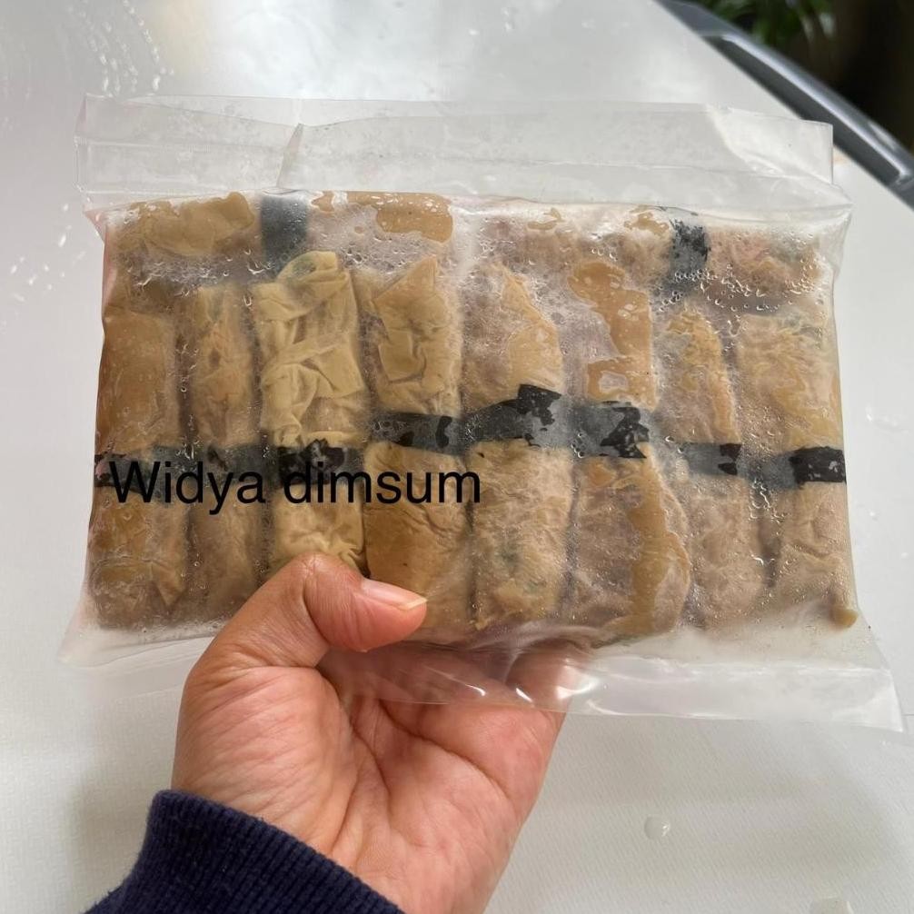

Lumpia Kulit Tahu Frozen/Lumpia Kulit Tahu Goreng/Beancurd widya dimsum aSt