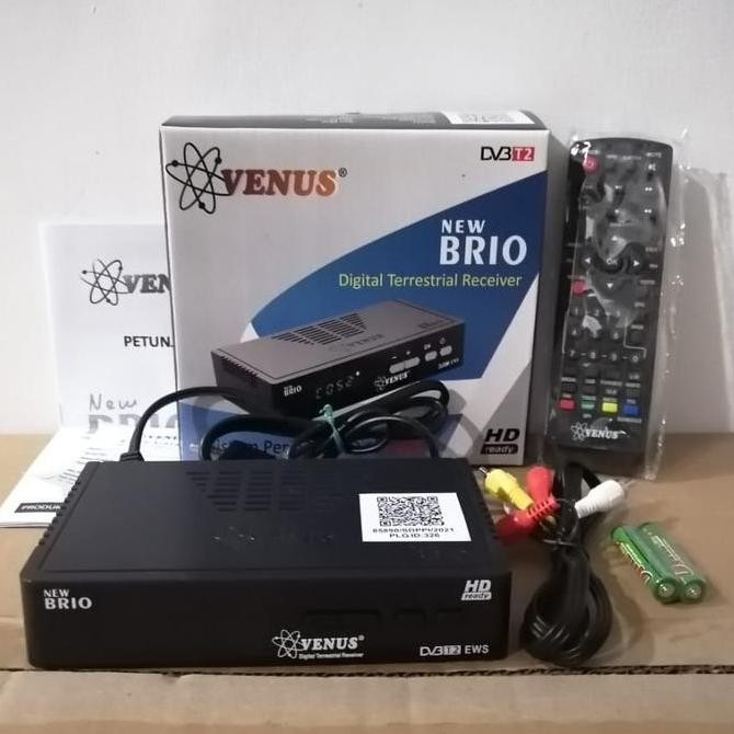 TERLARIS - Set Top Box VENUS NEW BRIO DVB-T2 STB TV Digital Youtube DVB T2 HDMI