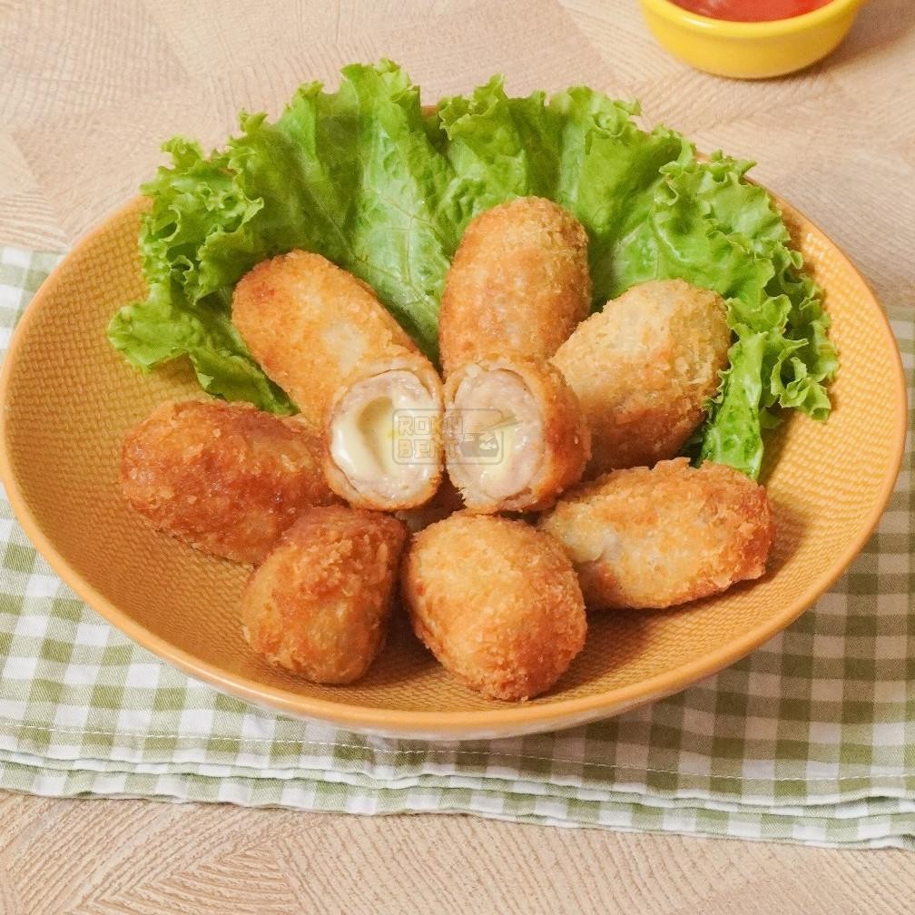 

Udang Keju Roku Bento Isi 10 Pcs - Nugget Udang Keju Lauk Bekal Praktis Siap Goreng aSt
