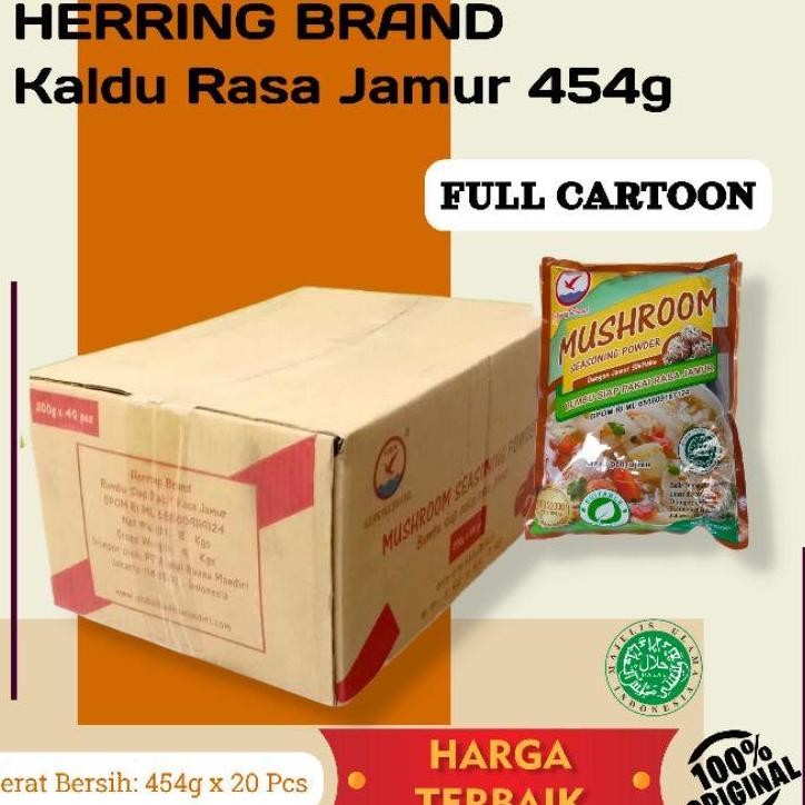 

Kaldu Rasa Jamur Shitake Herring 454Gr Perdus Isi 20Pc