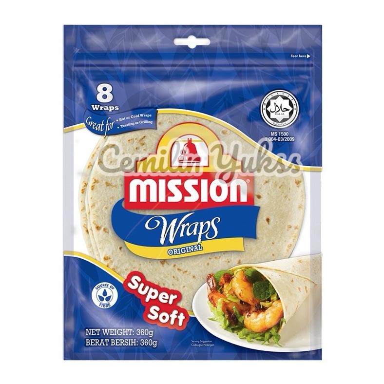 

Mission Wraps Original Super Soft 360g Kulit Kebab Roti Kebab aSt