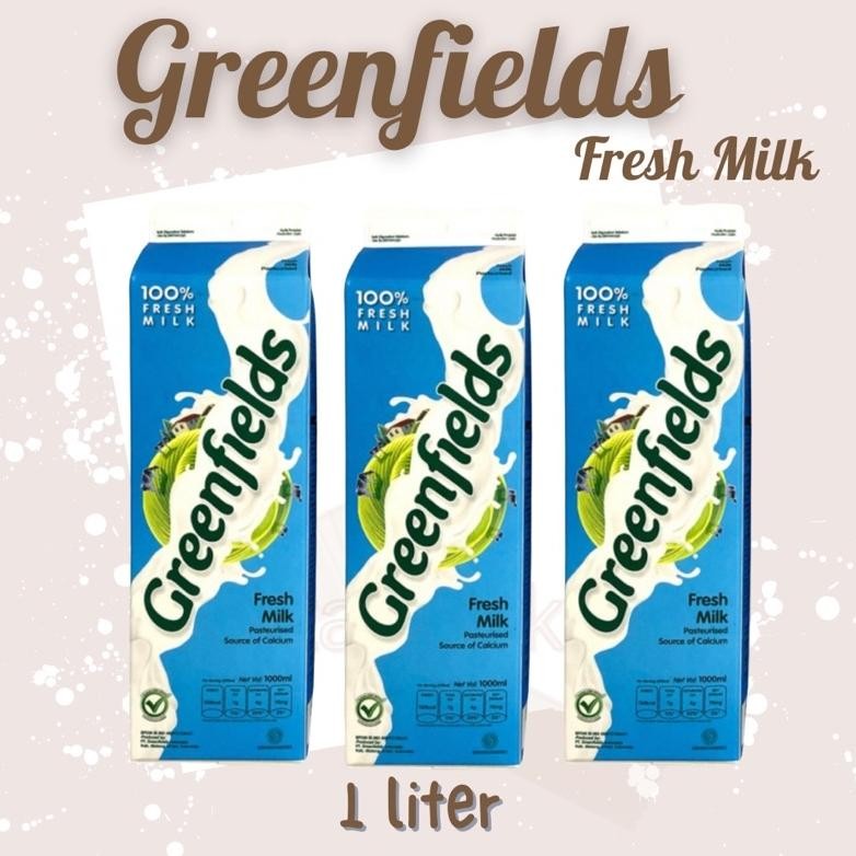 

[Tamtbk] Susu Fresh Milk Greenfields 1 Liter aSt