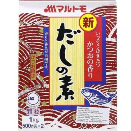 

Marutomo Hondashi Penyedap Bumbu Kaldu Ikan Jepang Dashinomoto 1Kg
