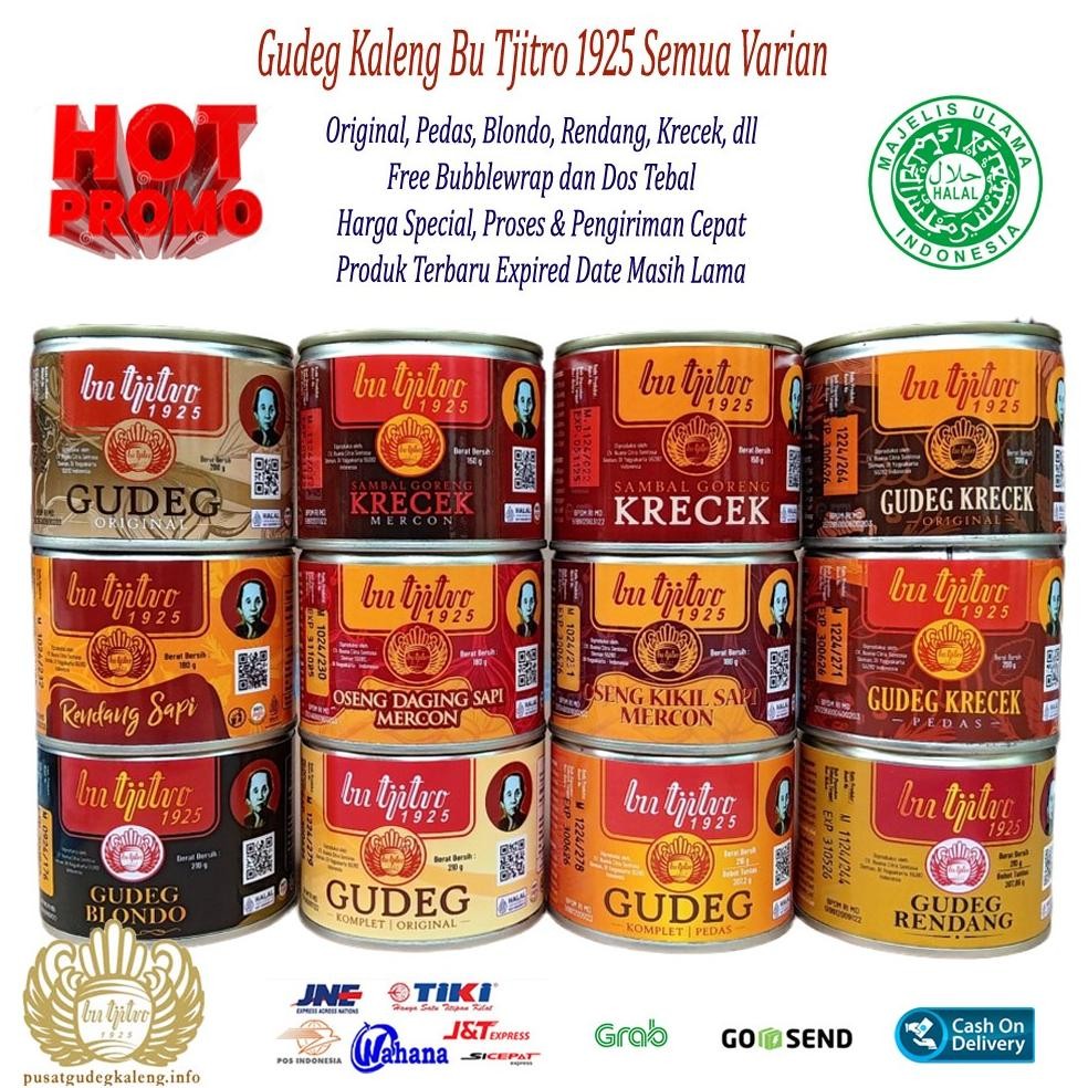 

PROMO GUDEG KALENG BU TJITRO ALL VARIAN ll SAMBAL KRECEK ll KRECEK MERCON ll OSENG MERCON ll RENDANG aSt