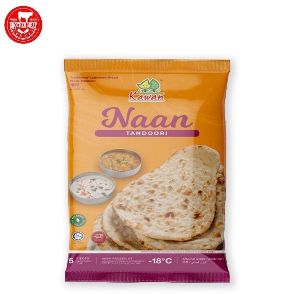 

KAWAN FOOD Naan Tandoori isi 5pcs 425gr - Brothermeatshop aSt