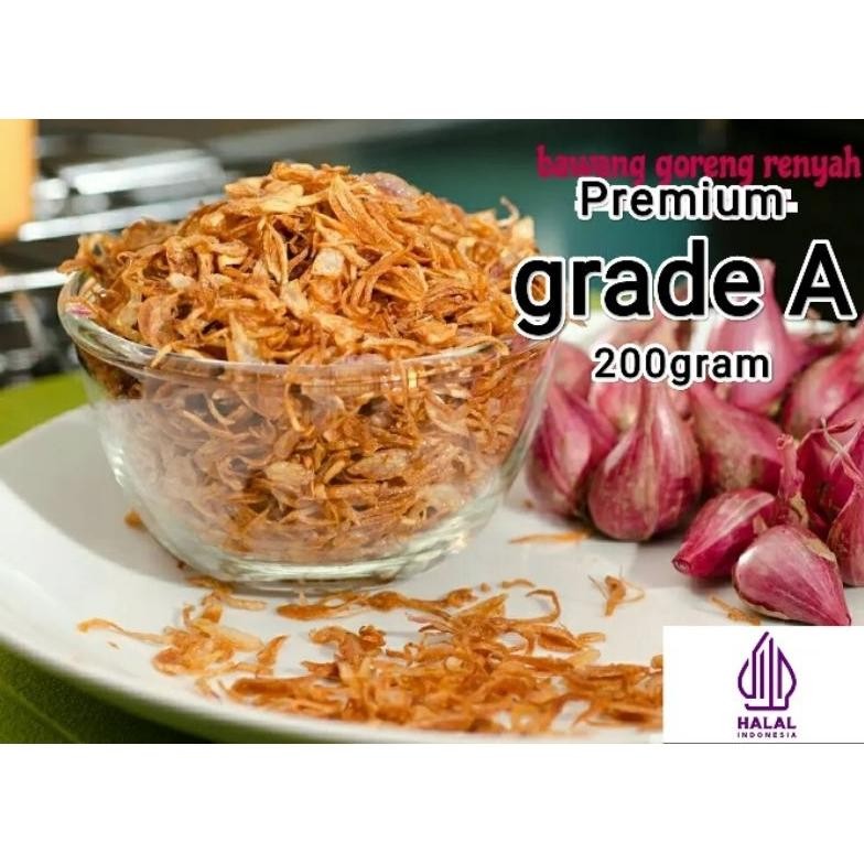 

Bawang Goreng Brebes Super Grade A Murni 200gram aSt