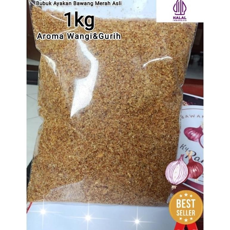 

Bubuk Ayakan Bawang Merah Goreng Asli 1kg aSt