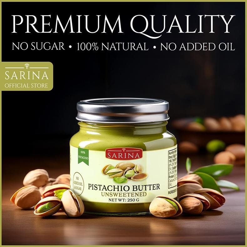

Pistachio Butter Premium - 100% Selai Kacang Pistachio Asli aSt