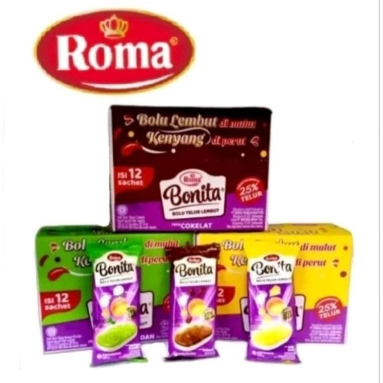 

1 BOX /12 PCS BONITA BOLU TELUR LEMBUT 30gr aSt