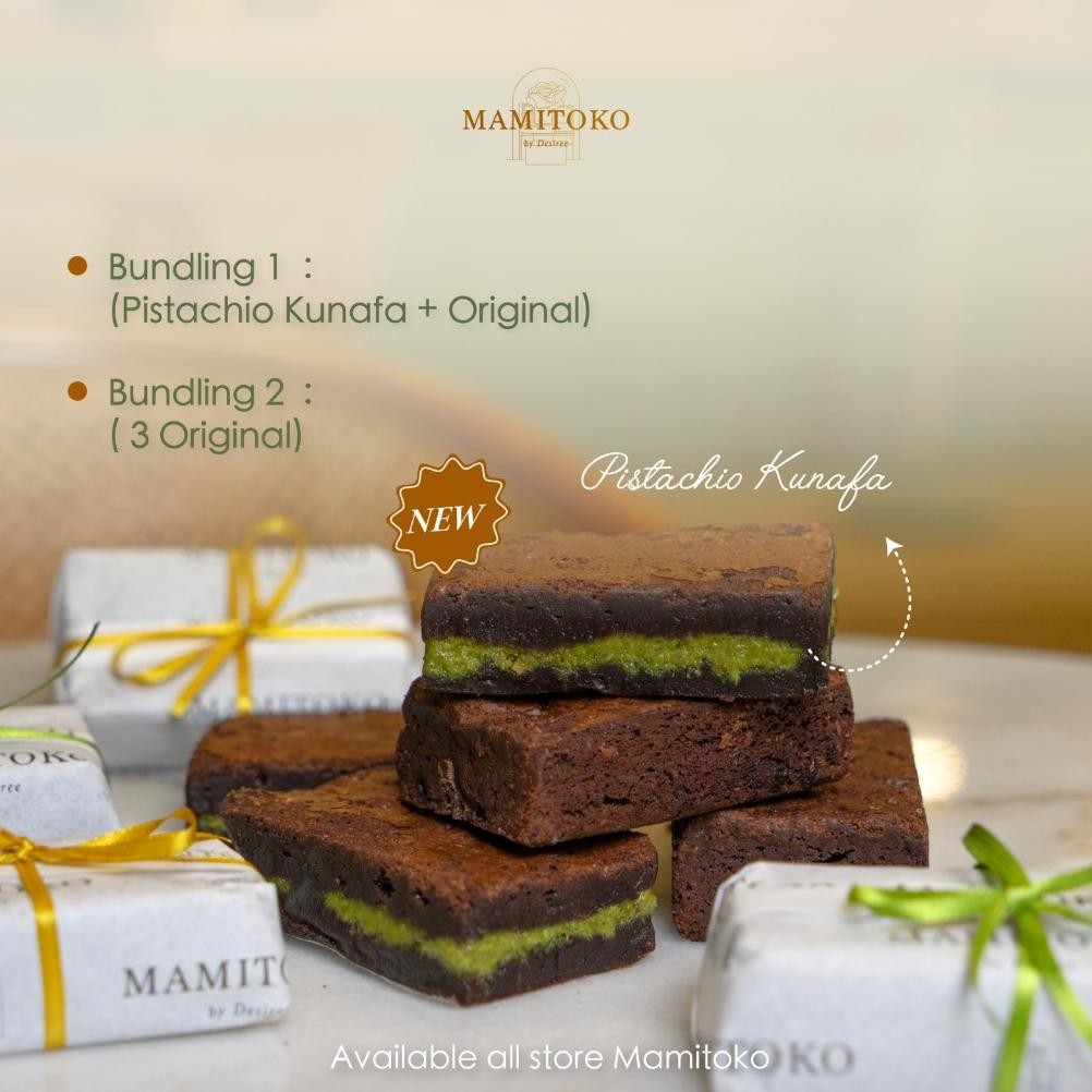 

MAMITOKO - Bundling Brownies Pistachio + Brownies Chocolate aSt