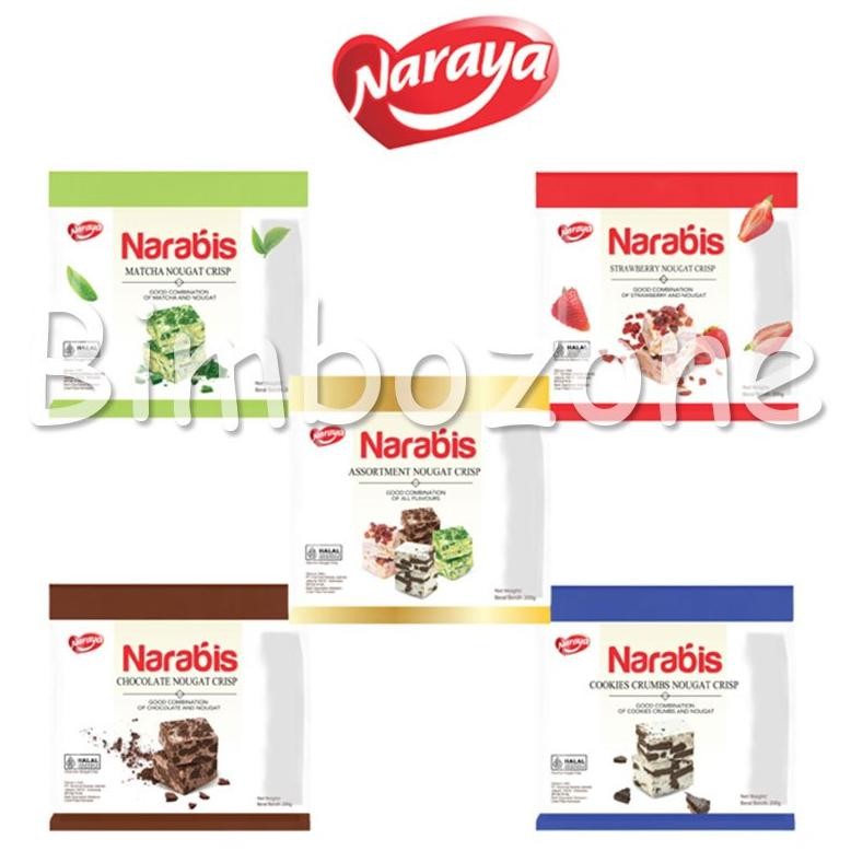 

Bimbozone - Permen NARAYA Narabis Nougat CRISP 200gr aSt