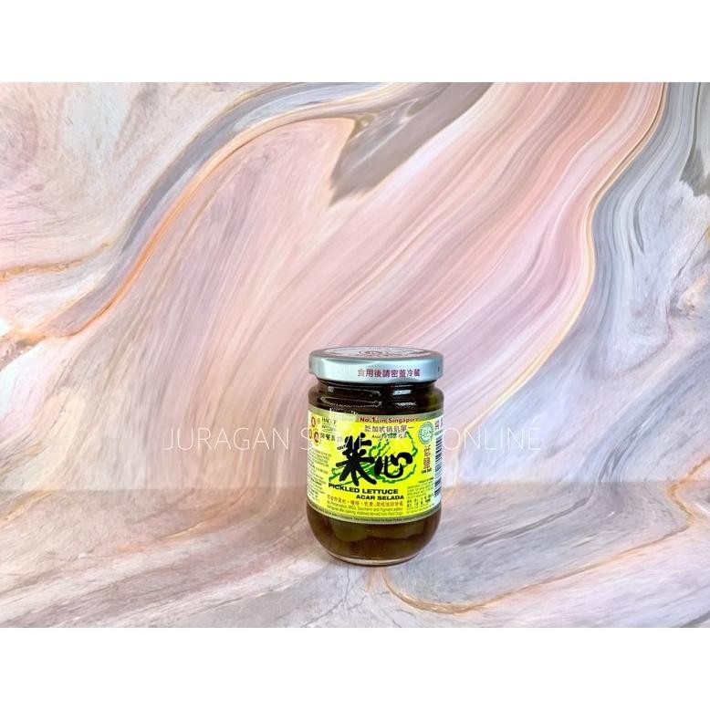 

(JSO) Acar Selada Pickled Lettuce AAA HALAL low salt 180gr / Acar kaleng aSt