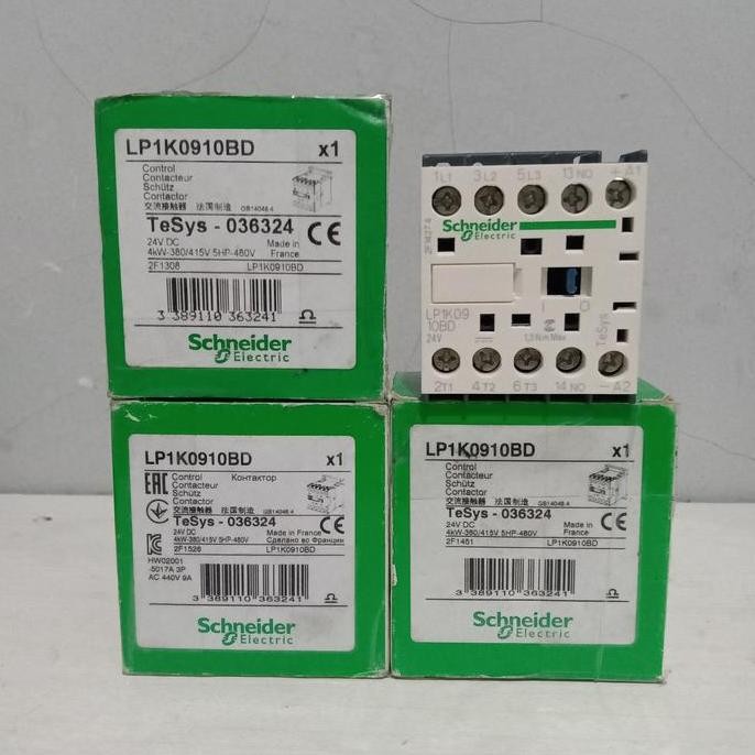 Kontaktor Schneider Lp1K0910Bd 24Vdc 20A Premium