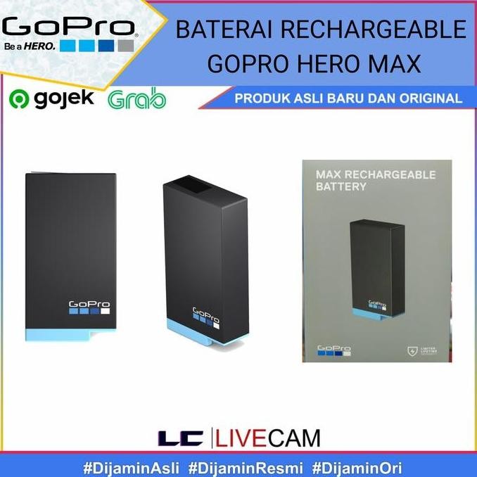NEW BATERAI RECHARGEABLE GOPRO HERO MAX / BATERAI GOPRO HERO MAX