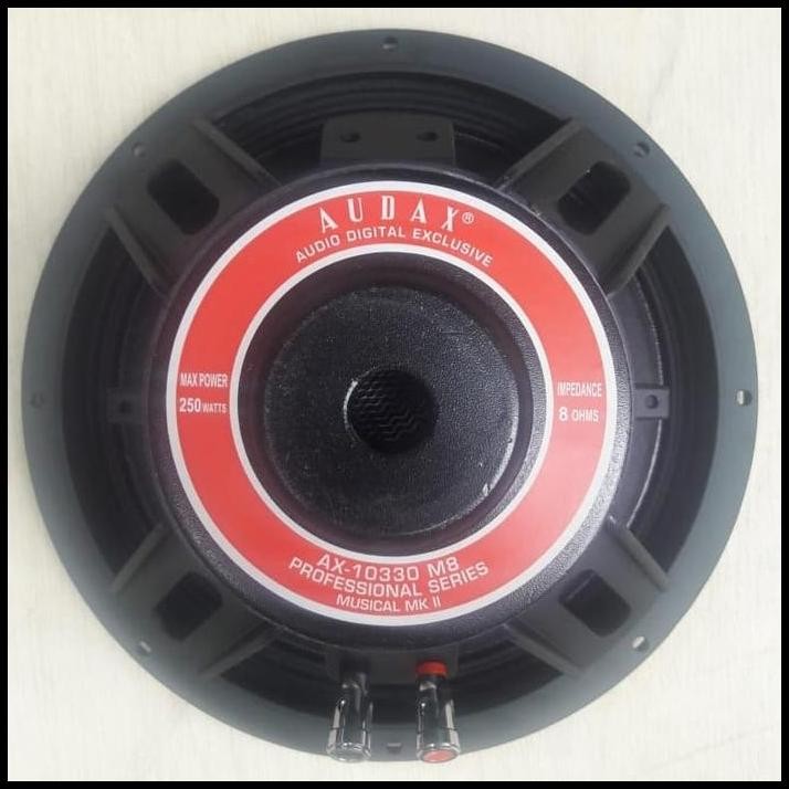 SPEAKER 10 INCH FULLRANGE AUDAX 250 WATT ORIGINAL ASLI 10IN 10" AUDAX