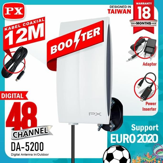 antena tv digital analog PX DA-5200