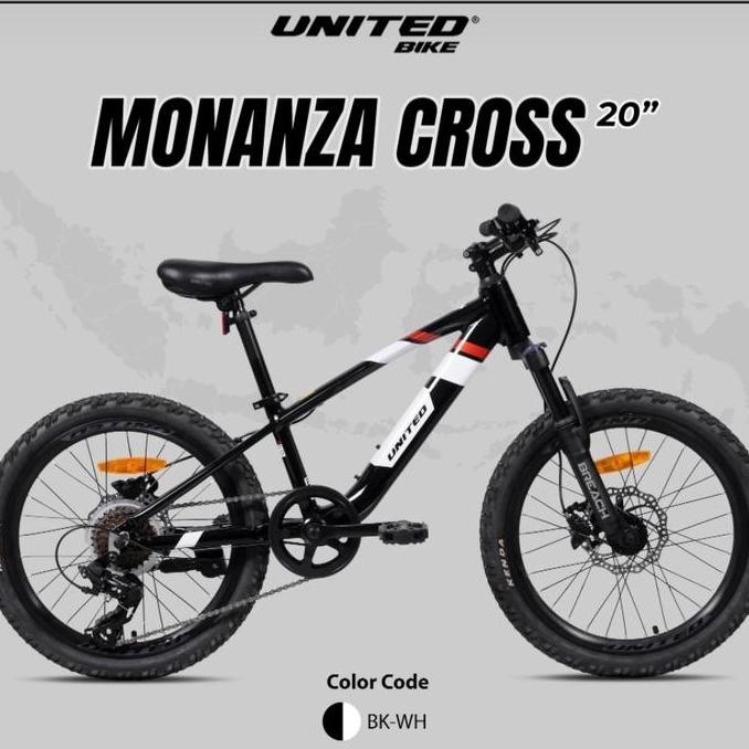 Sepeda anak MTB 20 inch United Monanza 7 speed