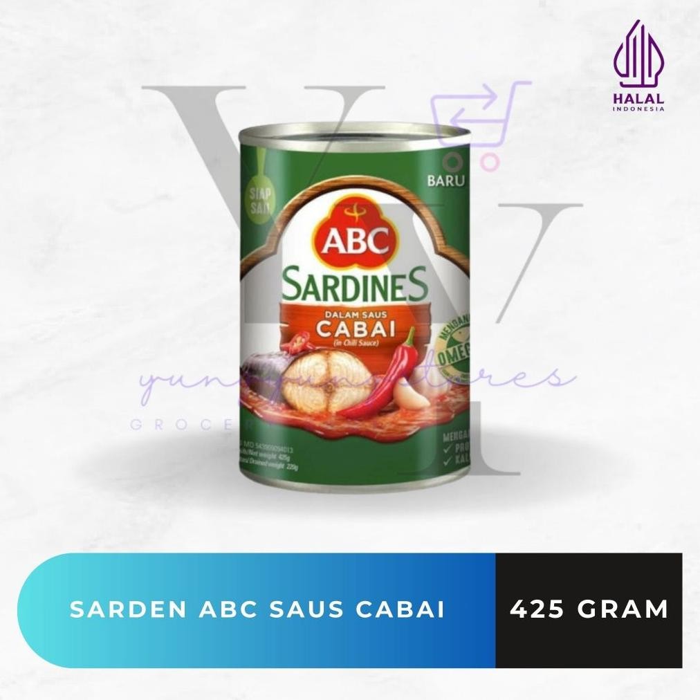 

Sarden ABC Saus Cabai 425 gram aSt