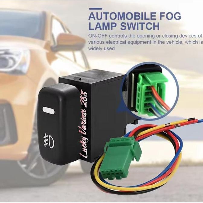 Sale Switch Swit Saklar Fog Lamp Lampu Tembak Drl Led Progi Mobil Mitsubishi Pajero 2008-2015 Triton