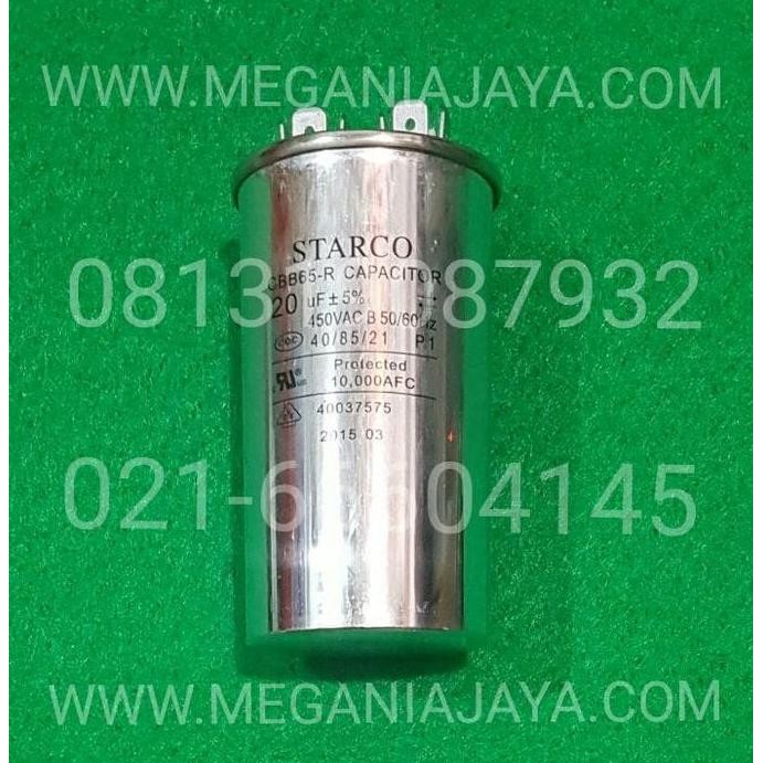 Capasitor Starco 20 Uf / Kapasitor Starco 20 Uf Ready