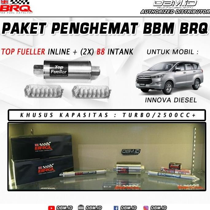 BRQ PAKET PENGHEMAT BBM TOP FUELLER INLINE+2X B8 INTANK INNOVA DIESEL ORIGINAL DAN TERPERCAYA