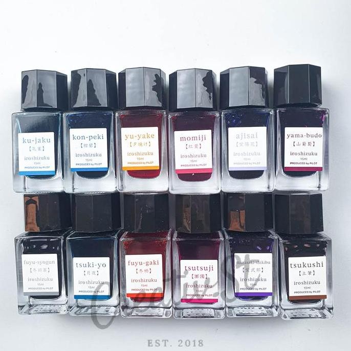 

BEBAS ONGKIR - Pilot Iroshizuku Fountain Pen Ink Tinta Pena Warna