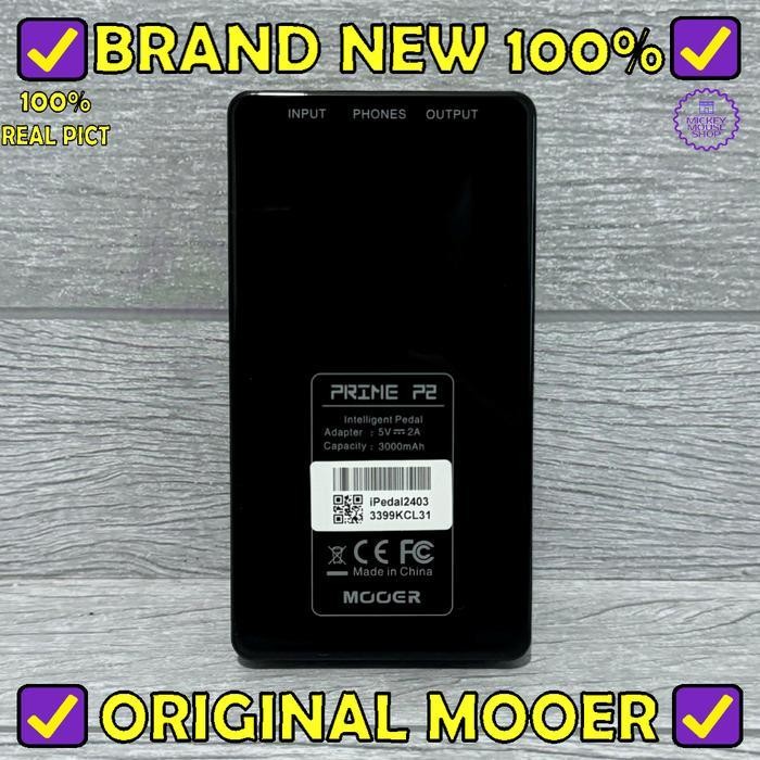 Efek Gitar Mooer Prime P2 Intelligent Smart Multi Effects Processors 1.3" Inch Touchscreen Pedal Gui