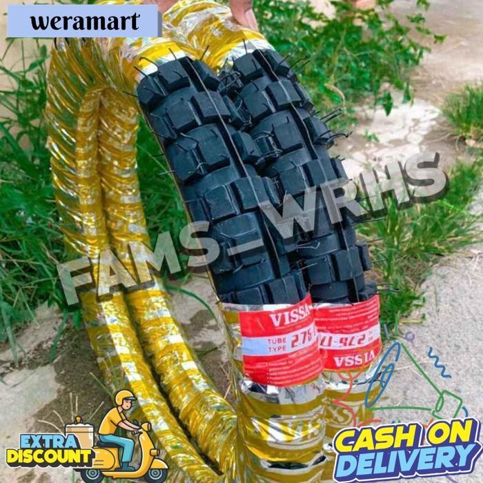 Ban Semi Tril & Cros Ukuran 2.50 & 2.75 Ring 17 / Ban Semi Trail Ring 17 Kesenian