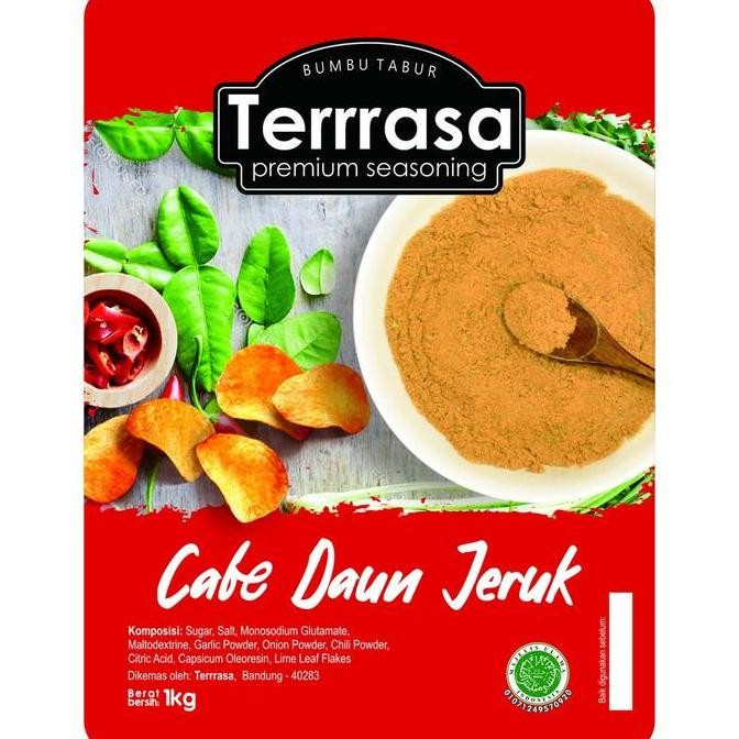 

DISKON! BUMBU TABUR TERRRASA CABE DAUN JERUK 1KG - SEASONING SNACK KERIPIK PEDAS