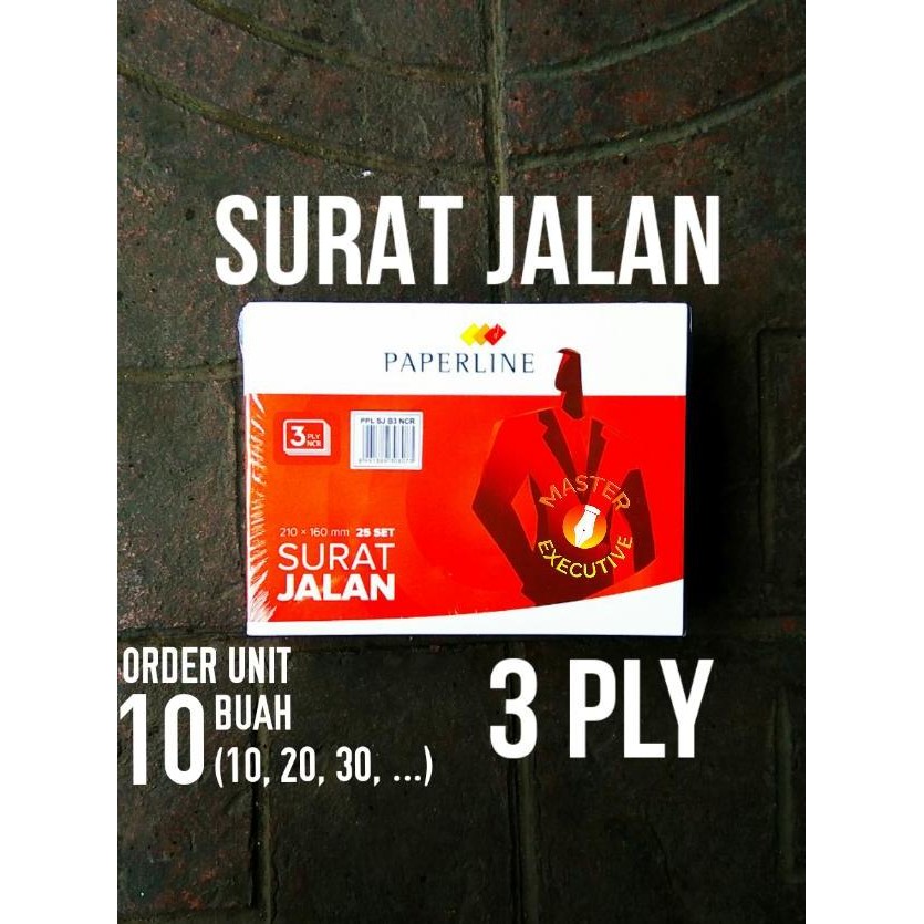 

DISKON! BUKU NOTA SURAT JALAN NCR 3 PLY B3 PAPERLINE - HVS COPY