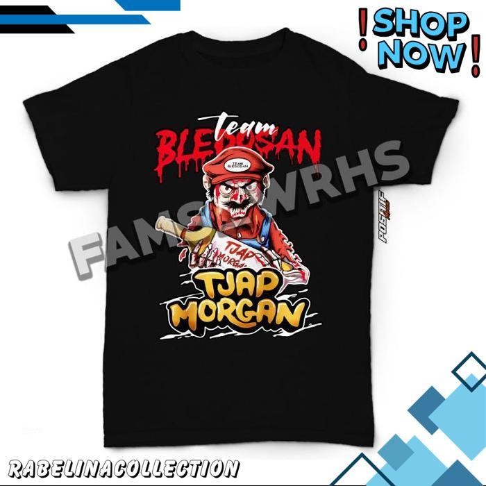 Baju Kaos Anak Laki Perempuan Sound Horeg Team Bledosan Tjap Morgan Jawa Timur